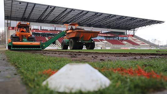 Rasen Rot-Weiss Essen Stadion Vorschau