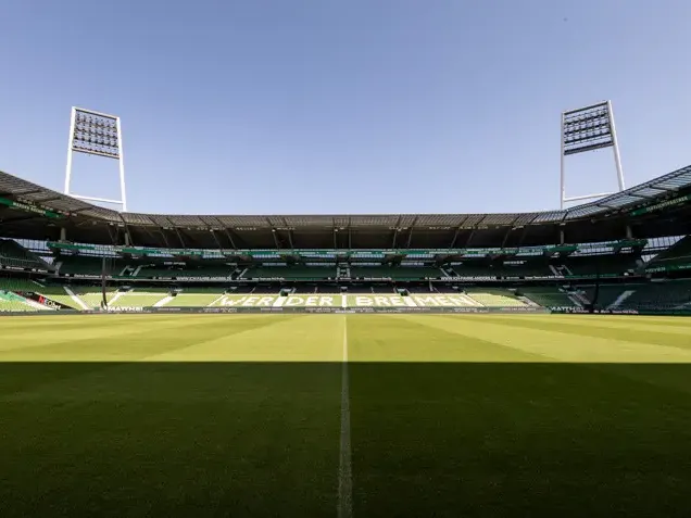 Der Hybridrasen im Weserstadion Bremen