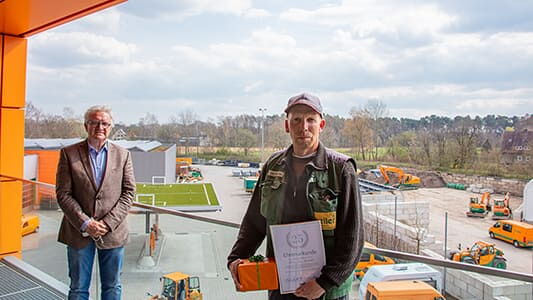Mitarbeiter Jubiläum Jens