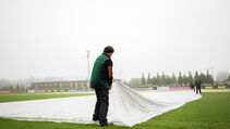 Hybridrasen Sporthybrid R abgedeckt mit Evergreen Turf Cover