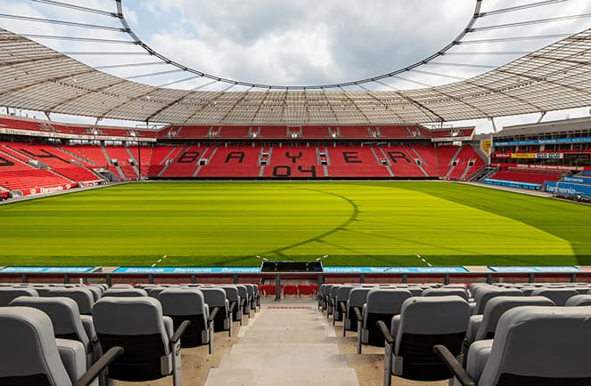Bayer Leverkusen Stadium - heiler sports ground construction