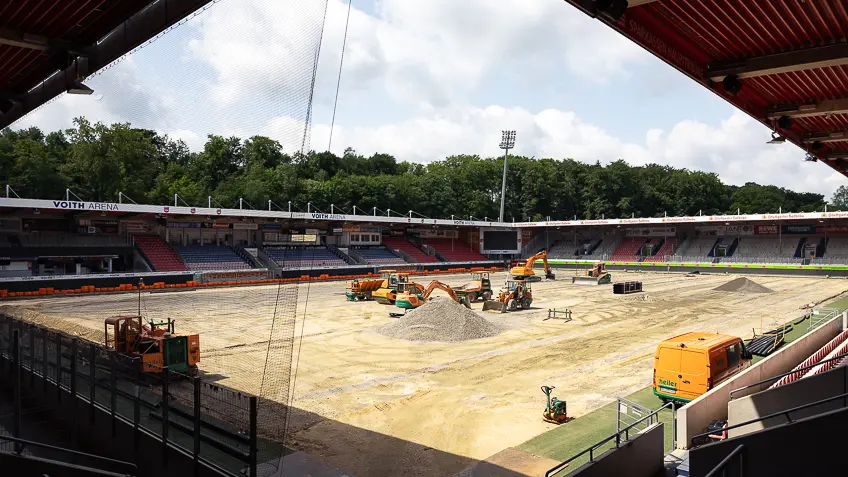 Umbau der Voith-Arena des 1. FC Heidenheim