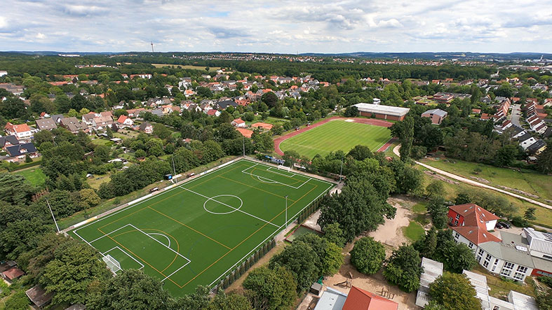 Kunstrasen Luftbild in Osnabrück