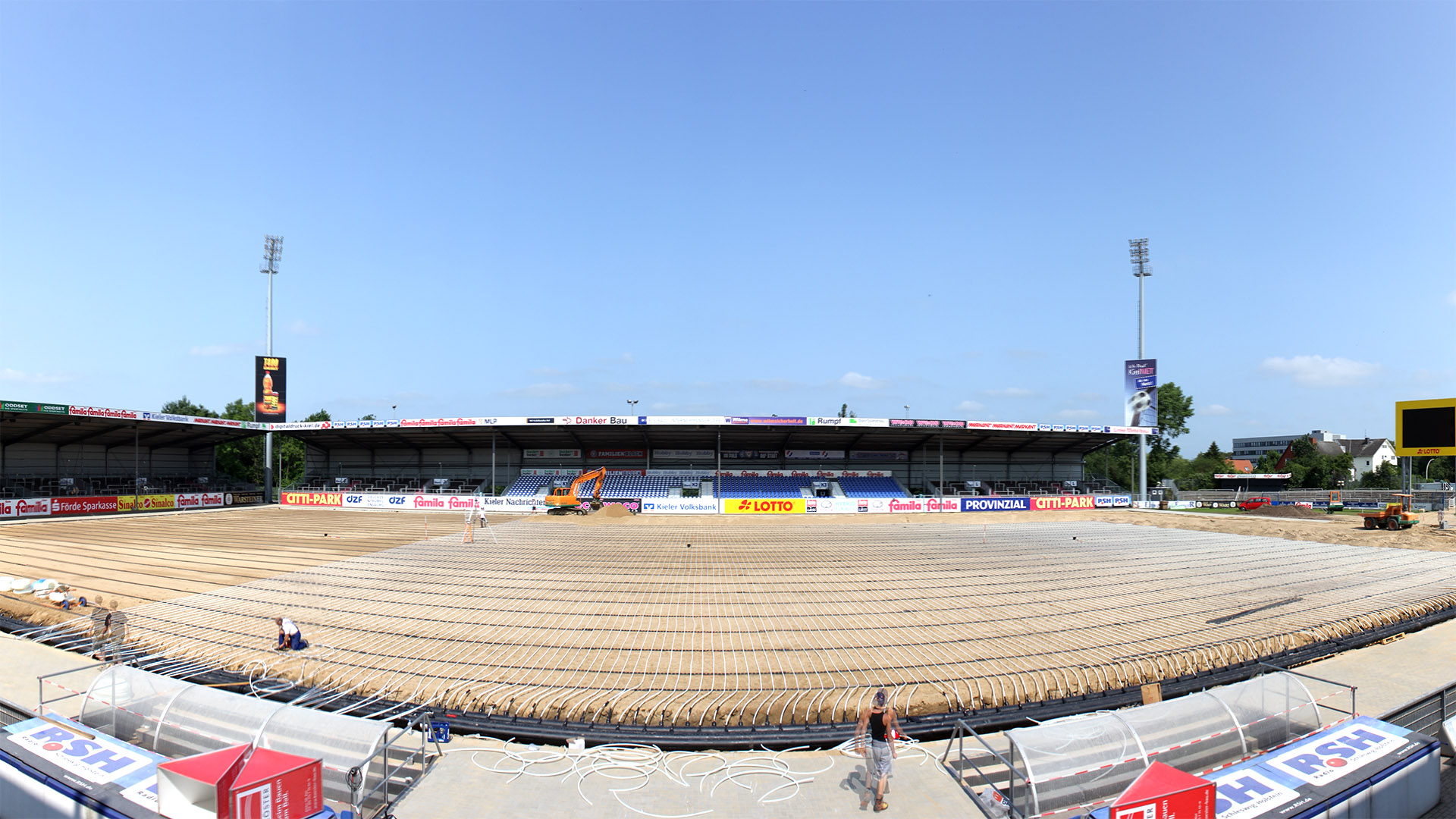 heiler Rasenheizung Stadion Kiel