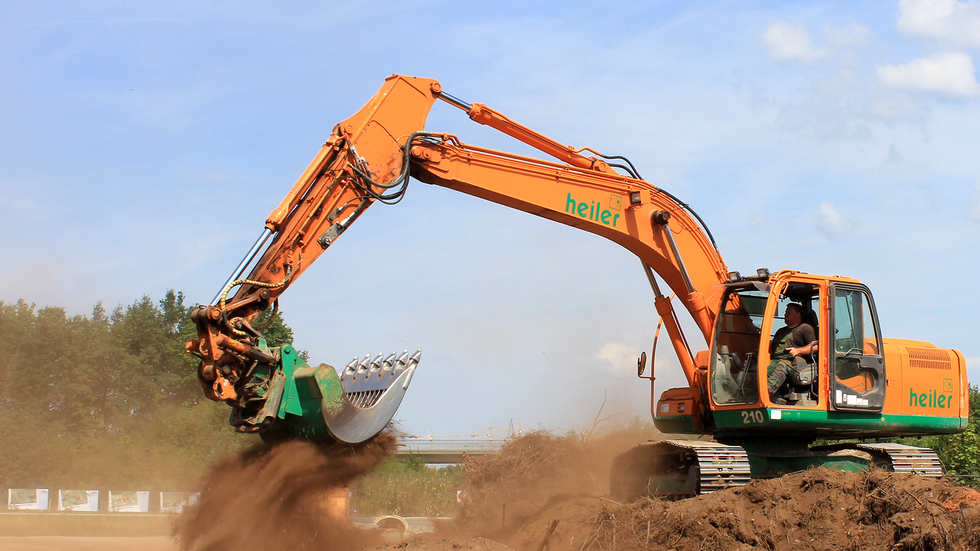 Excavator heiler